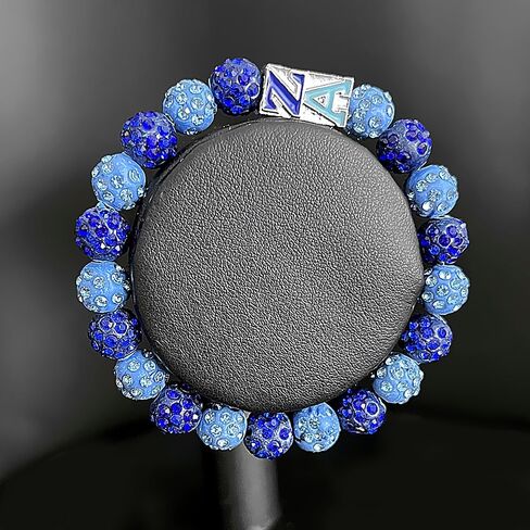 سوار مطاطي من ZETA AMICAE مع خرز من حجر الراين - مجوهرات خرز ZA للنساء in Kuwait