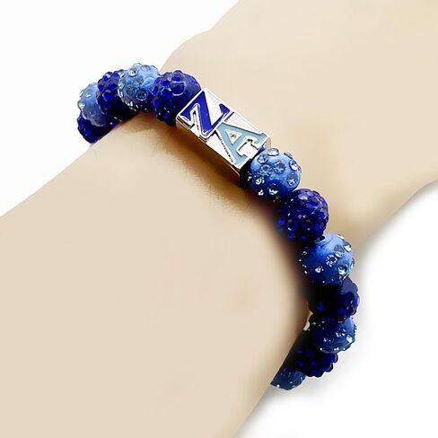 سوار مطاطي من ZETA AMICAE مع خرز من حجر الراين - مجوهرات خرز ZA للنساء in Kuwait