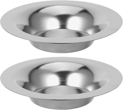 TOYANDONA 2pcs Oil Warmer Dish: Wax Melting Replacement Dish - Round Metal Wax Tray - Candle Bowl Plate for Electric Lamps Oil and Tart Warmer in Saudi Arabia