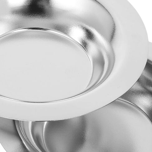 TOYANDONA 2pcs Oil Warmer Dish: Wax Melting Replacement Dish - Round Metal Wax Tray - Candle Bowl Plate for Electric Lamps Oil and Tart Warmer in Saudi Arabia