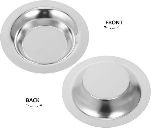 TOYANDONA 2pcs Oil Warmer Dish: Wax Melting Replacement Dish - Round Metal Wax Tray - Candle Bowl Plate for Electric Lamps Oil and Tart Warmer in Saudi Arabia