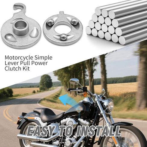 مجموعة قابض الطاقة سهلة السحب للدراجة النارية، بديلة لـ Harley Dyna 1987-2017 Softail 1987-2022 Touring 1987-2022 Big Twin Models 1987-Up in Saudi Arabia