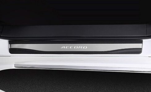 x xotic tech 4 قطع LED مضيئة عتبة الباب لوحة حماية متوافقة مع Honda Accord 2018 2019 2020 2021 2022، أزرق من الفولاذ المقاوم للصدأ in Saudi Arabia