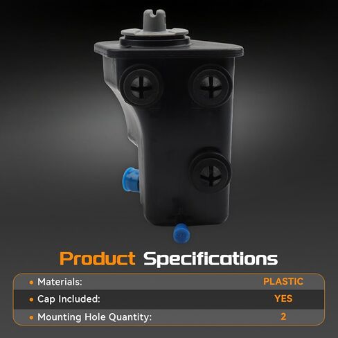 Power Steering Pump Reservoir Compatible with 2011-2017 VW Volkswagen Jetta Sedan/ 2012-2017 VW Volkswagen Passat/ 2006-2016 VW Volkswagen Beetle Convertible & Beetle Coupe, Replace# 5C0422371 in Saudi Arabia