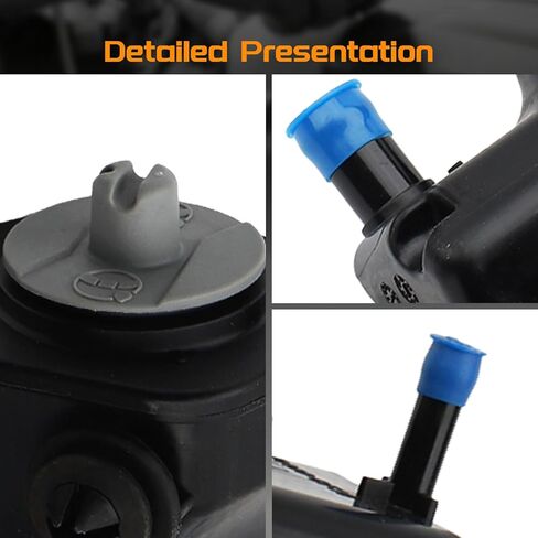 Power Steering Pump Reservoir Compatible with 2011-2017 VW Volkswagen Jetta Sedan/ 2012-2017 VW Volkswagen Passat/ 2006-2016 VW Volkswagen Beetle Convertible & Beetle Coupe, Replace# 5C0422371 in Saudi Arabia