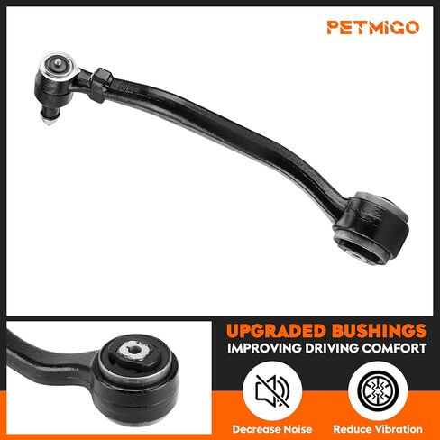 أذرع التحكم الأمامية السفلية مع مجموعة تعليق بديلة لمفاصل كروية لسيارة Chevy Camaro 2010-2015 V8 6.2L V6 3.6L، للأمام والخلف، جانب السائق والراكب، مع وصلات شريط Sway وقضبان ربط خارجية (10 قطع) in Saudi Arabia
