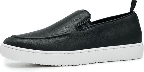 FitFlop Mens Craft-q Tumbled-Leather Moc Loafers in Saudi Arabia