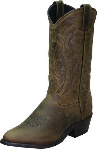 حذاء Abilene الرجالي Sage من Oiled Cowhide Olive Boot بمقدمة متوسطة بني 10.5 EE in Kuwait