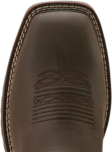 Ariat Men's Activator Waterproof Steel Toe Work Boot, Dark Brown/Green, 12 in Saudi Arabia