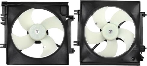 FINDAUTO 2*Radiator Cooling Fan Replacement Fits 2009-2013 for Subaru Forester 2008-2011 for Subaru Impreza in Saudi Arabia