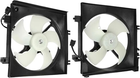 FINDAUTO 2*Radiator Cooling Fan Replacement Fits 2009-2013 for Subaru Forester 2008-2011 for Subaru Impreza in Saudi Arabia