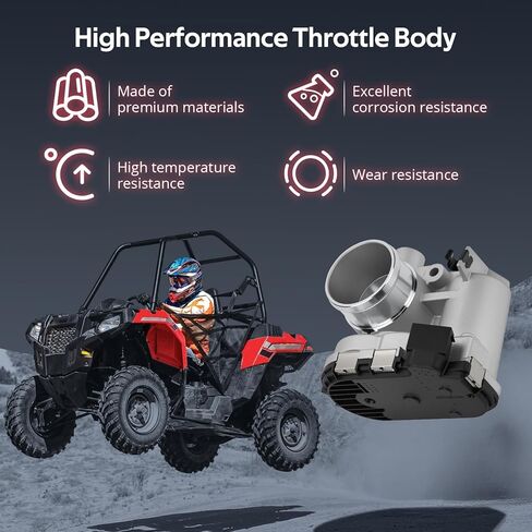 JAVIK جسم الخانق 40 مم مناسب لبولاريس رينجر ACE 500 M1400 2015-2022، OEM #1205030 in Saudi Arabia