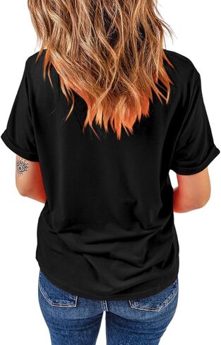 Womens St Patrick's Day T-Shirt Crewneck Short Sleeve Casual Funny Graphic Tee Shirts Tops in Saudi Arabia