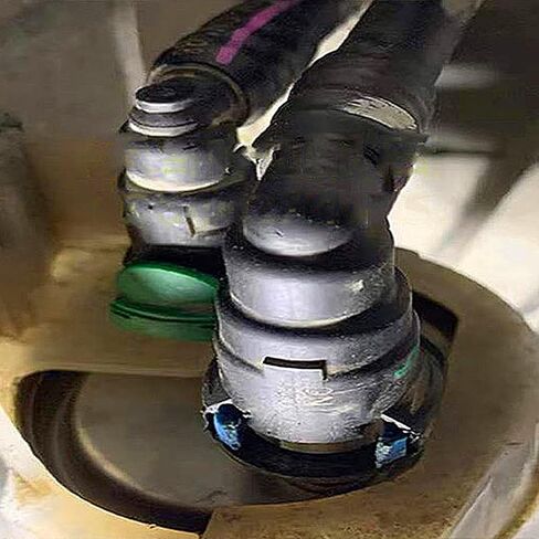 Fuel Filter Return Connector Clips,Fuel Line Quick Connector Fittings for Chevrolet,GMC,Ford,Jeep,Ram,Dodge,Chrysler,Buick,Cadillac,Adapts 5/16 inch Steel to 5/16 inch Nylon Tubing,90 Degree Bend in Kuwait