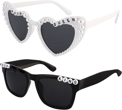 قطعتان من نظارات التخرج للملك والملكة وإكسسوارات أزياء لحفلات العودة للوطن وحفلات الزفاف وأعياد الميلاد in Kuwait