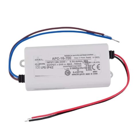 1 قطعة APC-16-700 LED 16.8 واط 9 ~ 24 فولت 700mA تيار مستمر IP42 البلاستيك الإسكان LED سائق مصدر الطاقة in Saudi Arabia