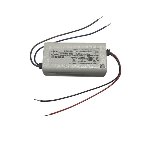 1 قطعة APC-16-700 LED 16.8 واط 9 ~ 24 فولت 700mA تيار مستمر IP42 البلاستيك الإسكان LED سائق مصدر الطاقة in Saudi Arabia