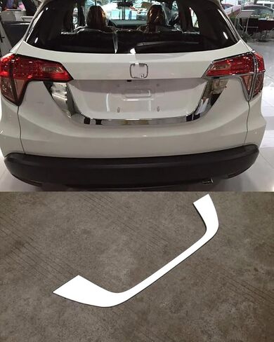 اكسسوارات السيارات صالح لهوندا HR-V 2016-2021 فرامل ABS من الكروم الباب الخلفي غطاء صندوق السيارة الباب الخلفي قطاع الكسوة in Saudi Arabia