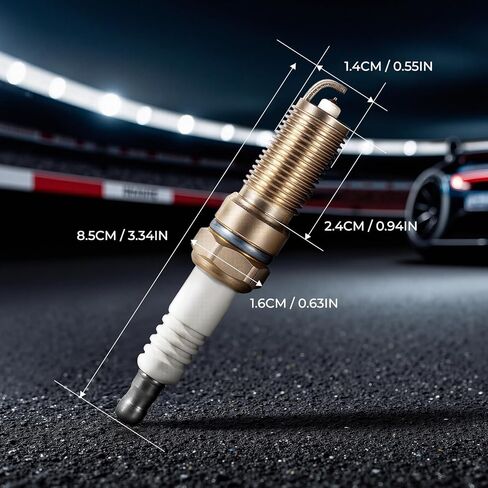 XP5263 Iridium Spark Plugs 4 Pack - Compatible with LaCrosse, Regal, Verano, Chevy Equinox, Malibu, HHR & More - Ideal Spark Plugs for 2.0L, 2.2L, 2.4L L4 Engines - Replacement for 12680076, 12642791 in Kuwait