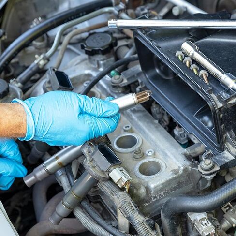 XP5263 Iridium Spark Plugs 4 Pack - Compatible with LaCrosse, Regal, Verano, Chevy Equinox, Malibu, HHR & More - Ideal Spark Plugs for 2.0L, 2.2L, 2.4L L4 Engines - Replacement for 12680076, 12642791 in Kuwait