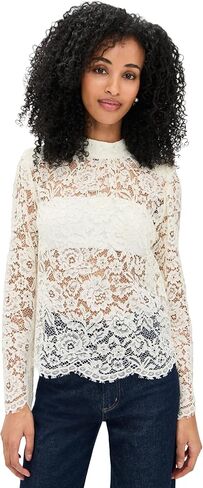 WAYF Women's Dolly Lace Top in Kuwait