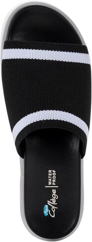 Womens Black Waterproof Katalina Round Toe Slide Sandals Shoes 7.5 M in Saudi Arabia