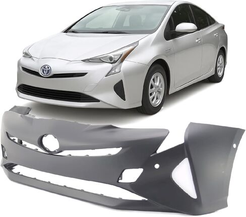 FitParts متوافق مع غطاء المصد الأمامي 2016 2017 2018 Toyota Prius Hatchback TO1000419 Base One Two Three Four Premium Technology Touring. جاهز للرسم. 5211947964 in Saudi Arabia