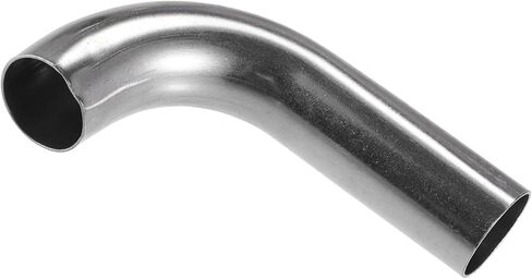 Bend Elbow Pipe Tube, 1" OD 4" 2.36" Leg 90 Degree DIY Exhaust Pipe Intercooler Air Intake Tube Universal for Car Truck Automotive Durable 304 Stainless Steel Durable Material in Saudi Arabia
