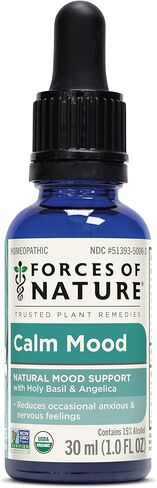 Force of Nature Calm Mood، الطب المثلي العضوي، 0.34 أونصة سائلة، تركيبة هادئة، دعم متعدد الإجراءات من تقلبات المزاج، والتهيج، والإجهاد والقلق in Kuwait