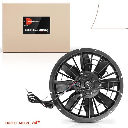 A-Premium Engine Radiator Cooling Fan Assembly Compatible with Select Volvo Models - S90 1998-1998, 940 1992-1995, 960 1992-1997, V90 1998-1998 - Replace# 91428805 in Saudi Arabia