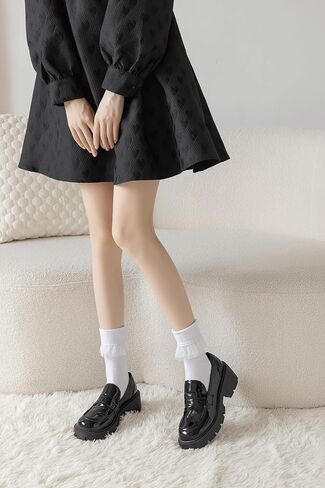 جوارب مكشكشة من الدانتيل للنساء - جوارب الأميرة القطنية الأنيقة in Kuwait