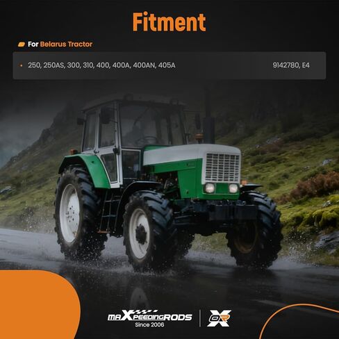 محرك تشغيل maxpeedingrods لجرار بيلاروسيا 250 250AS 300 310 400 400A 400AN 405A E4، 12V 2.7KW 10 أسنان CW OSGR، استبدال # 9142780 443115142780 24063708000 in Saudi Arabia