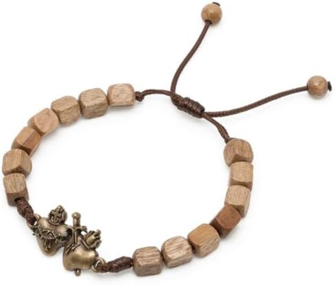 Intercession Sacred Hearts Wood Beads Adjustable Bracelet in Saudi Arabia