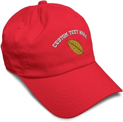 Soft Baseball Cap Tobacco Leaf Embroidery Leaves Twill Cotton Dad Hats for Men & Women in Saudi Arabia