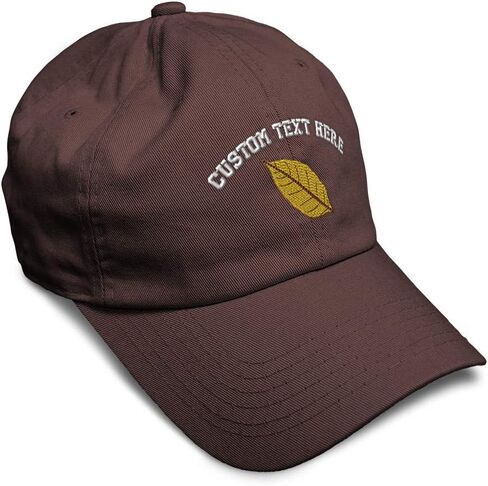 Soft Baseball Cap Tobacco Leaf Embroidery Leaves Twill Cotton Dad Hats for Men & Women in Saudi Arabia