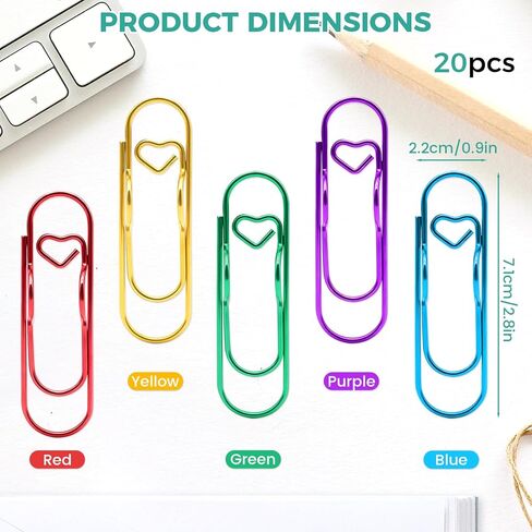 30 قطعة من مشابك حامل الأقلام المعدنية، 5 ألوان حامل أقلام معدني، 2.8 بوصة × 0.9 بوصة، حامل أقلام مخطط ملون، مشابك أقلام رصاص متعددة الأغراض، للوازم المدرسية المكتبية in Kuwait