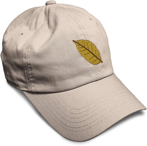 Soft Baseball Cap Tobacco Leaf Embroidery Leaves Twill Cotton Dad Hats for Men & Women in Saudi Arabia
