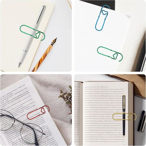 30 قطعة من مشابك حامل الأقلام المعدنية، 5 ألوان حامل أقلام معدني، 2.8 بوصة × 0.9 بوصة، حامل أقلام مخطط ملون، مشابك أقلام رصاص متعددة الأغراض، للوازم المدرسية المكتبية in Kuwait