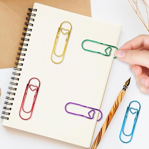 30 قطعة من مشابك حامل الأقلام المعدنية، 5 ألوان حامل أقلام معدني، 2.8 بوصة × 0.9 بوصة، حامل أقلام مخطط ملون، مشابك أقلام رصاص متعددة الأغراض، للوازم المدرسية المكتبية in Kuwait