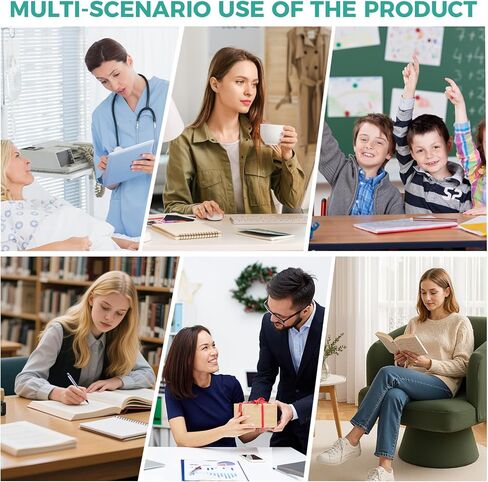 30 قطعة من مشابك حامل الأقلام المعدنية، 5 ألوان حامل أقلام معدني، 2.8 بوصة × 0.9 بوصة، حامل أقلام مخطط ملون، مشابك أقلام رصاص متعددة الأغراض، للوازم المدرسية المكتبية in Kuwait