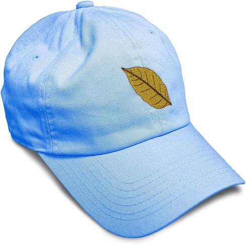 Soft Baseball Cap Tobacco Leaf Embroidery Leaves Twill Cotton Dad Hats for Men & Women in Saudi Arabia