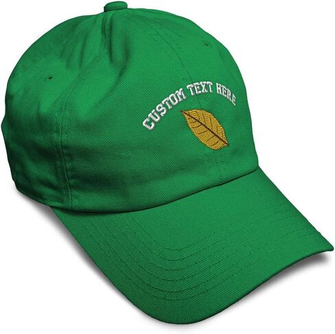 Soft Baseball Cap Tobacco Leaf Embroidery Leaves Twill Cotton Dad Hats for Men & Women in Saudi Arabia