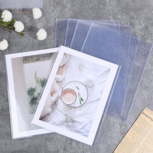 25 قطعة من واقيات الطباعة الصلبة مقاس 8.5 × 11 بوصة، واقيات الأوراق الشفافة من البلاستيك الصلب وواقي المجلات الورقية المقاومة للماء وحامل المستندات وحامل المستندات وشهادة الميلاد in Kuwait