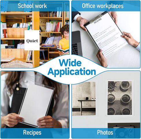 25 قطعة من واقيات الطباعة الصلبة مقاس 8.5 × 11 بوصة، واقيات الأوراق الشفافة من البلاستيك الصلب وواقي المجلات الورقية المقاومة للماء وحامل المستندات وحامل المستندات وشهادة الميلاد in Kuwait