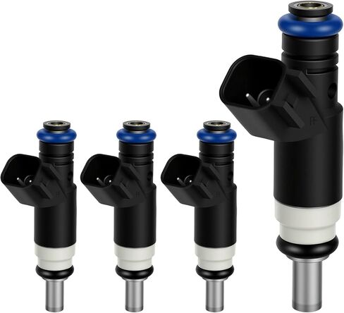 2007-2017 4Pcs Fuel Injectors Compatible for Jeep Compass Patriot 2007-2017, for Chrysler 200 Sebring 2007-2014, for Dodge Avenger Caliber Journey 2007-2015 2.0L 2.4L L4 Replace 04891577AC FJ1058 in Saudi Arabia