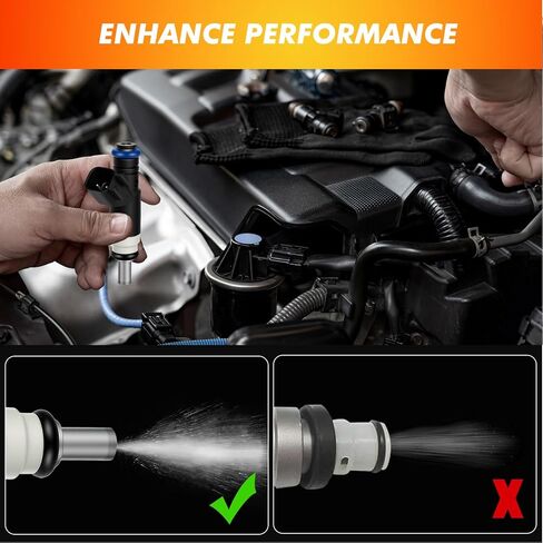 2007-2017 4Pcs Fuel Injectors Compatible for Jeep Compass Patriot 2007-2017, for Chrysler 200 Sebring 2007-2014, for Dodge Avenger Caliber Journey 2007-2015 2.0L 2.4L L4 Replace 04891577AC FJ1058 in Saudi Arabia