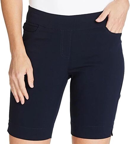 شورت SLIM-SATION للسيدات للمشي مقاس 9 بوصات مع 4 جيوب عملية in Kuwait