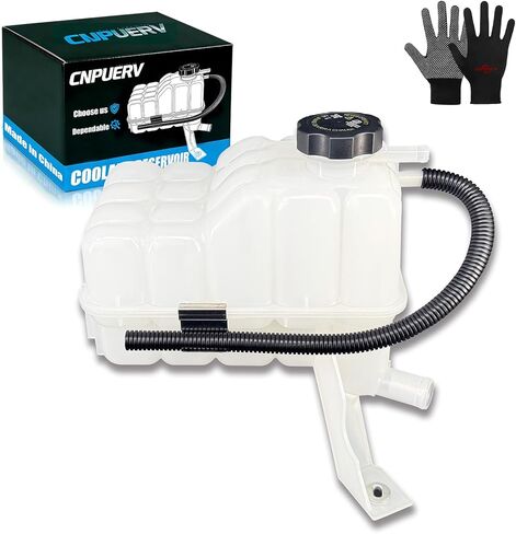 Engine Coolant Overflow Reservoir Tank with Sensor & Cap, Filling Glove 1999-2007 for Chevy Silverado 1500 HD Suburban Tahoe 2002-2006 for Cadillac Escalade for GMC Yukon Sierra in Saudi Arabia