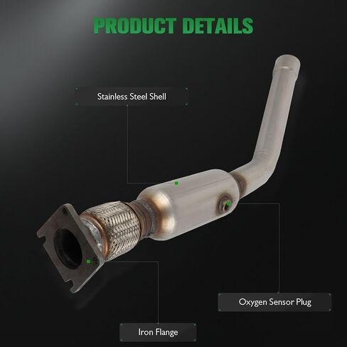 Exhaust Catalytic Converter SCITOO Compatible with 2001-2007 For Dodge 3.3L,2001-2007 For Dodge 3.8L,Replace 16187,EPA Compliant in Saudi Arabia