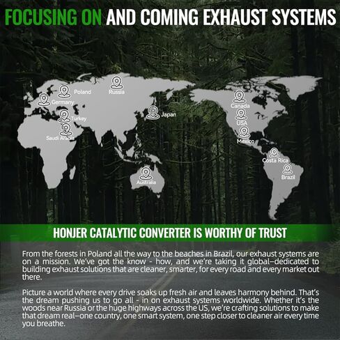 Catalytic Converter Compatible with Toyota Prius 2004-2009 1.5L L4(OEM replacement parts) in Kuwait